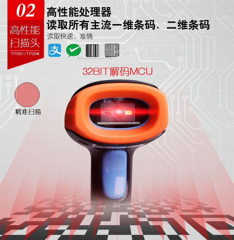 全能王 TP20W扫描枪