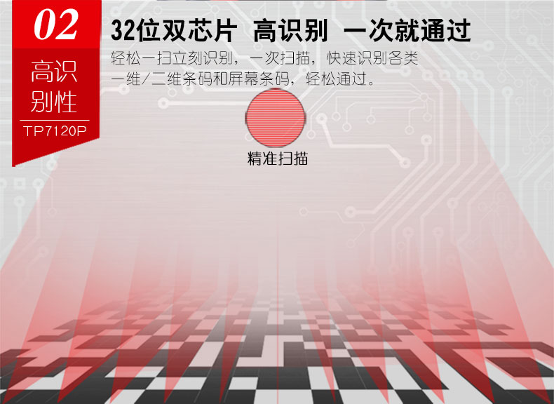 商超王 TP7120P扫描平台